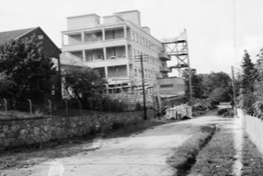 Fra utbyggingen mot Aalsgate i 1950